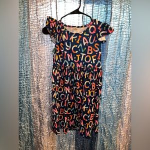 Girls First Day of school Alphabet dress guc